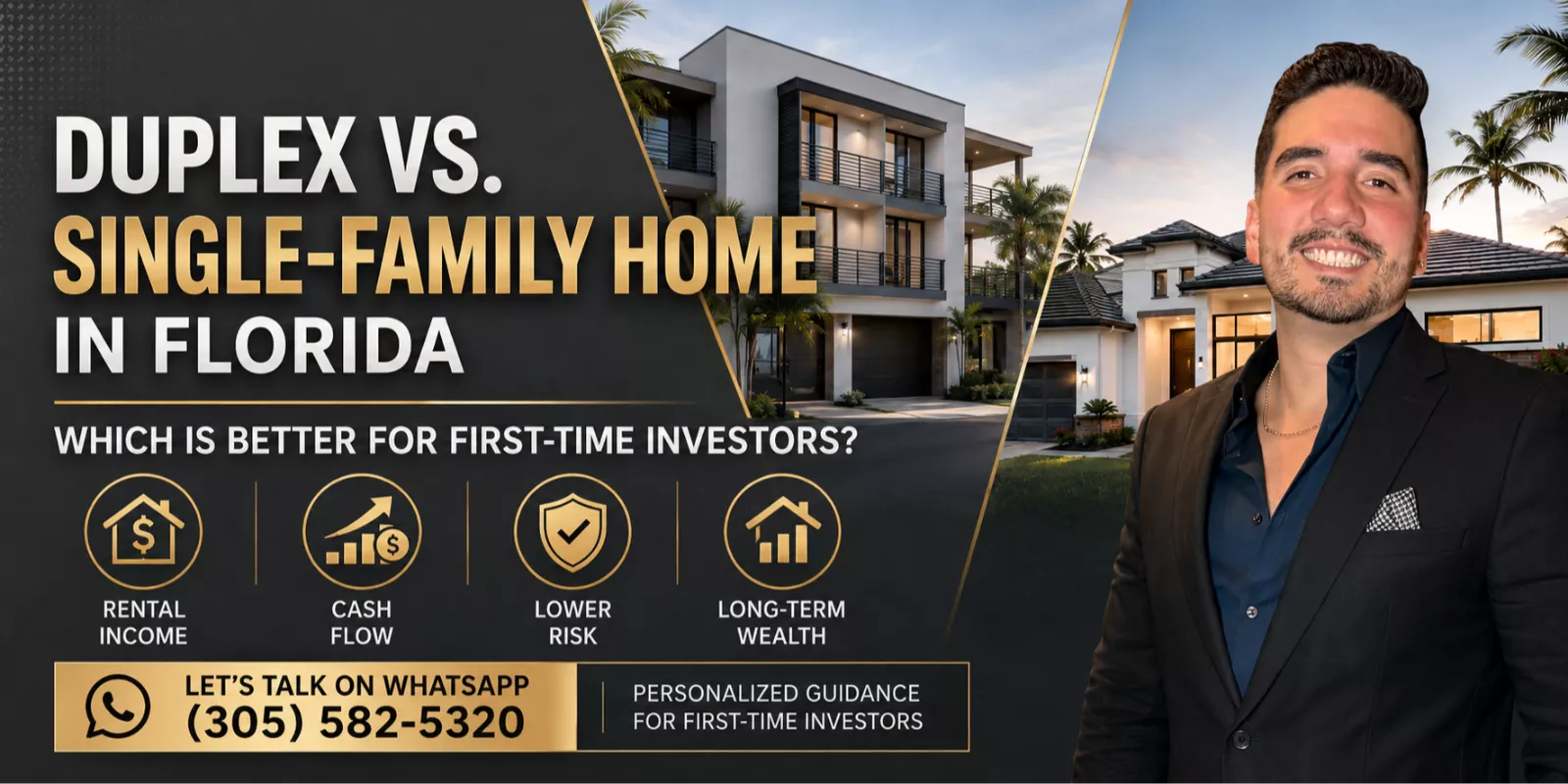 Duplex vs. Single-Family home in Florida: Which is better for first-time investors?