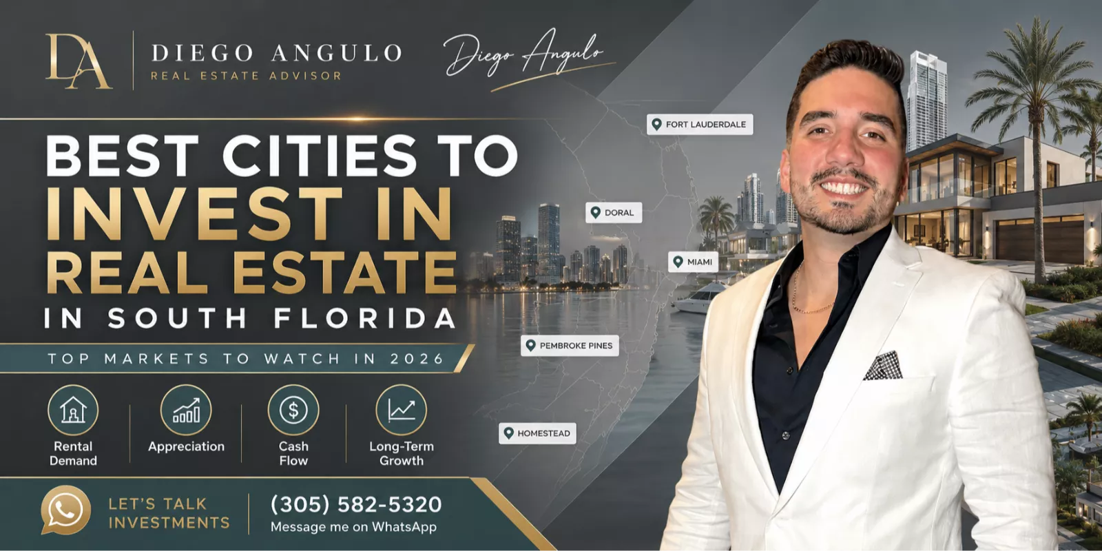 Best cities to invest in Real Estate in South Florida in 2026