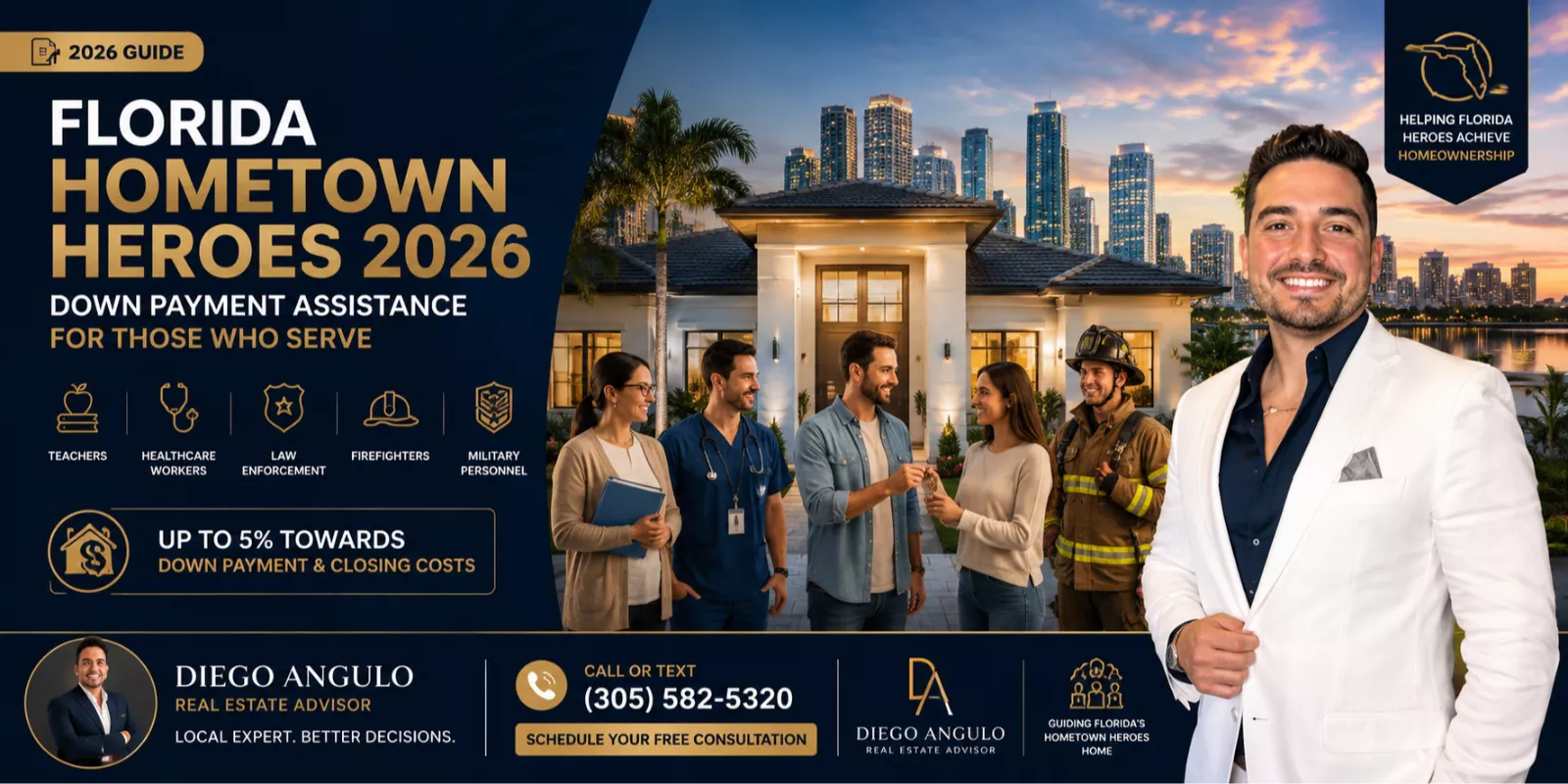 Florida Hometown heroes: Down payment assistance guide